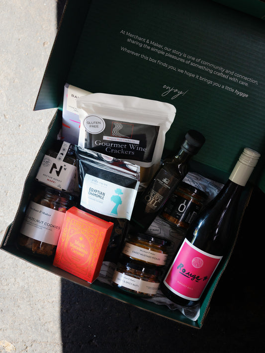 Premium Corporate Gift Hamper with Wine