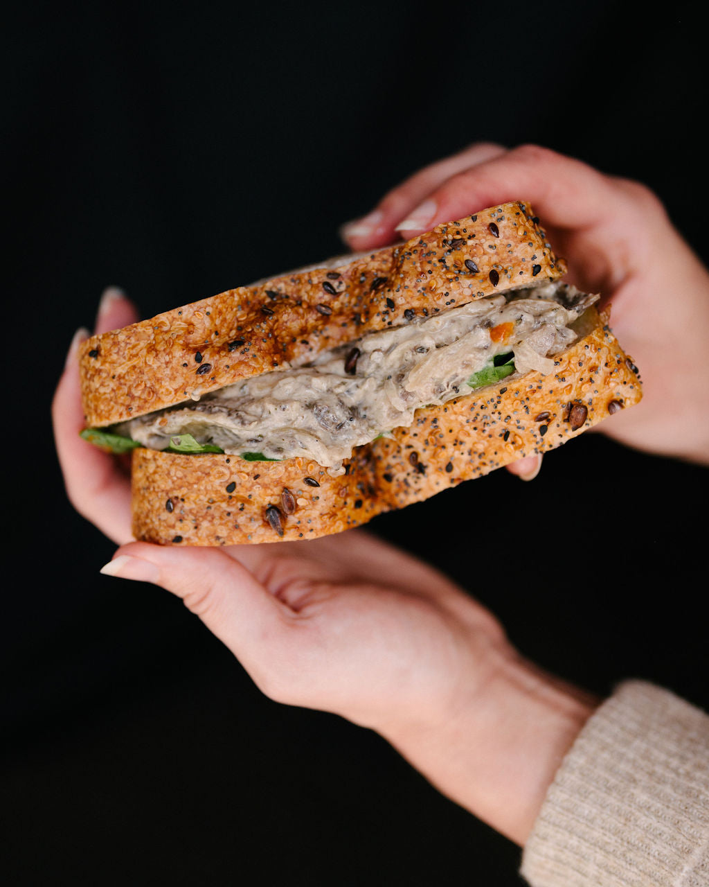 Vegan Mushroom Toastie