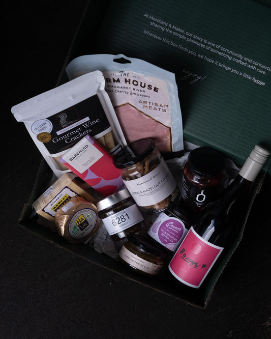 Premium Local Gourmet Hamper with Wine