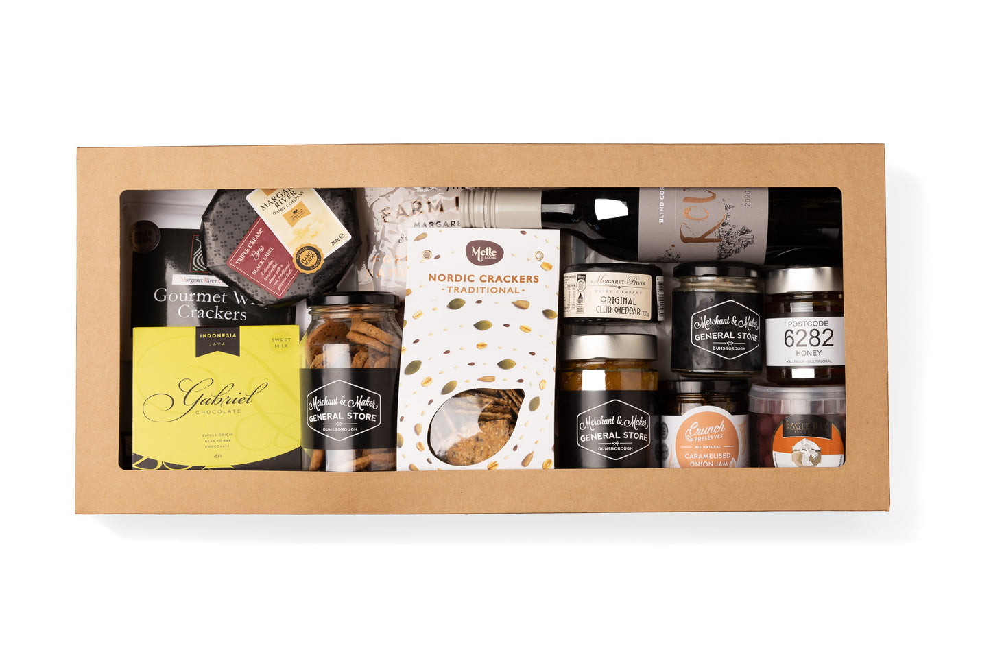 Deluxe Local Gourmet Hamper with Wine