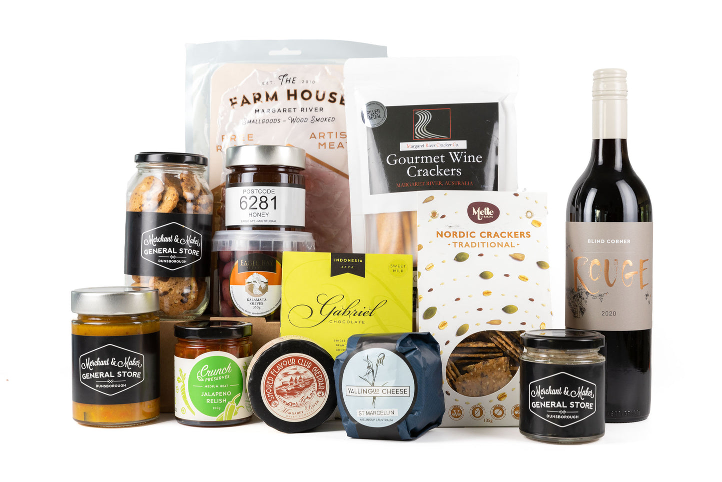 Deluxe Local Gourmet Hamper with Wine